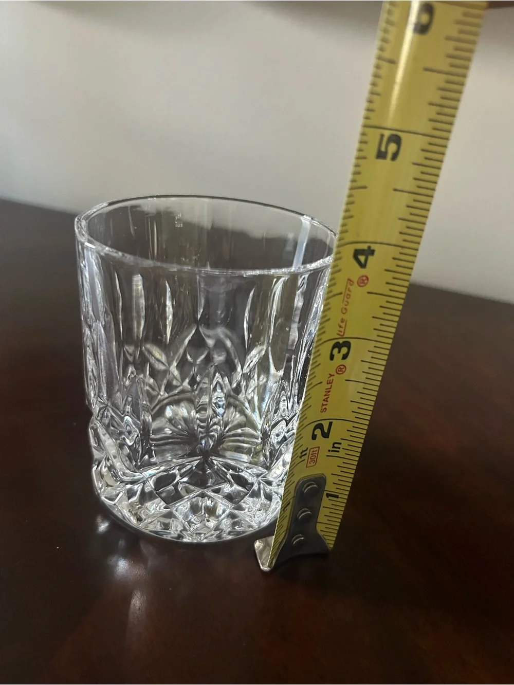Crystal Whiskey Glass Drinkware - Qty 4